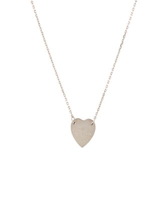 Gucci Trademark Heart Pendant Necklace