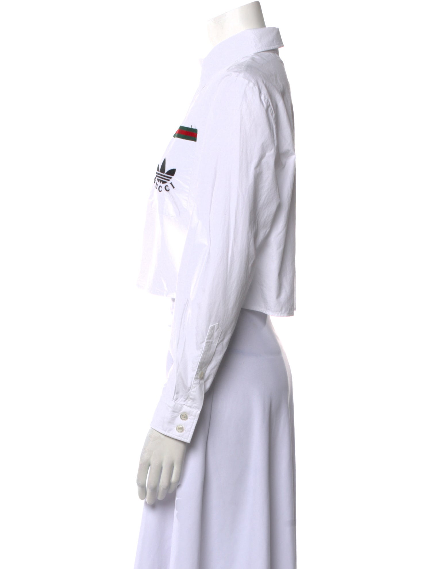 Gucci x Adidas 2023 Long Sleeve Crop Top