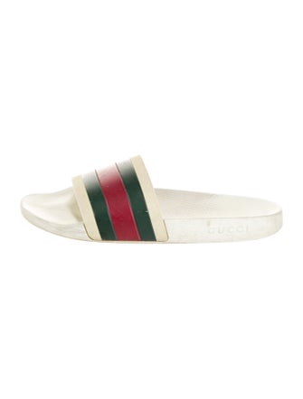 Gucci Rubber Striped Slides