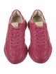 Gucci Web Accent Leather Sneakers