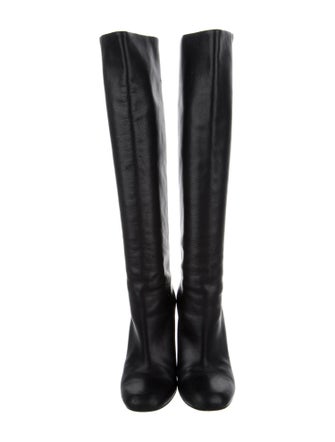 Gucci Leather Studded Accents Boots