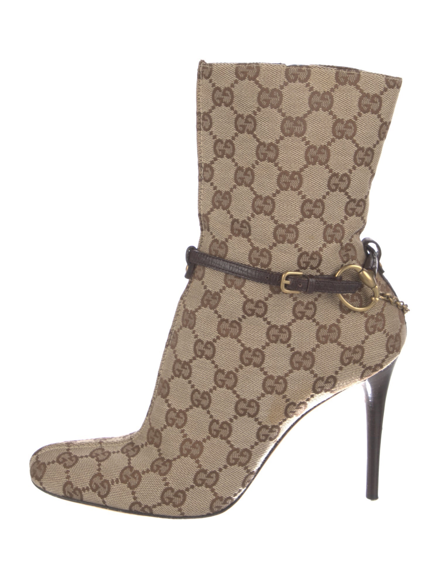 Gucci GG Canvas Canvas Boots