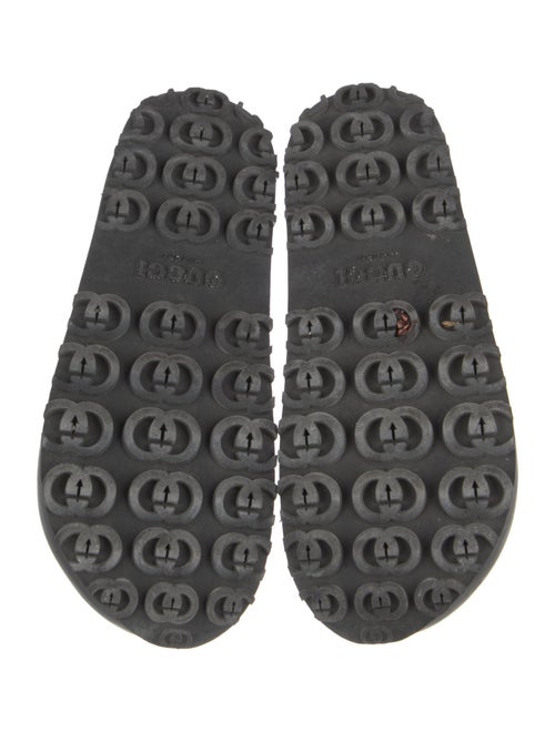 Gucci Interlocking G Logo Rubber Slides