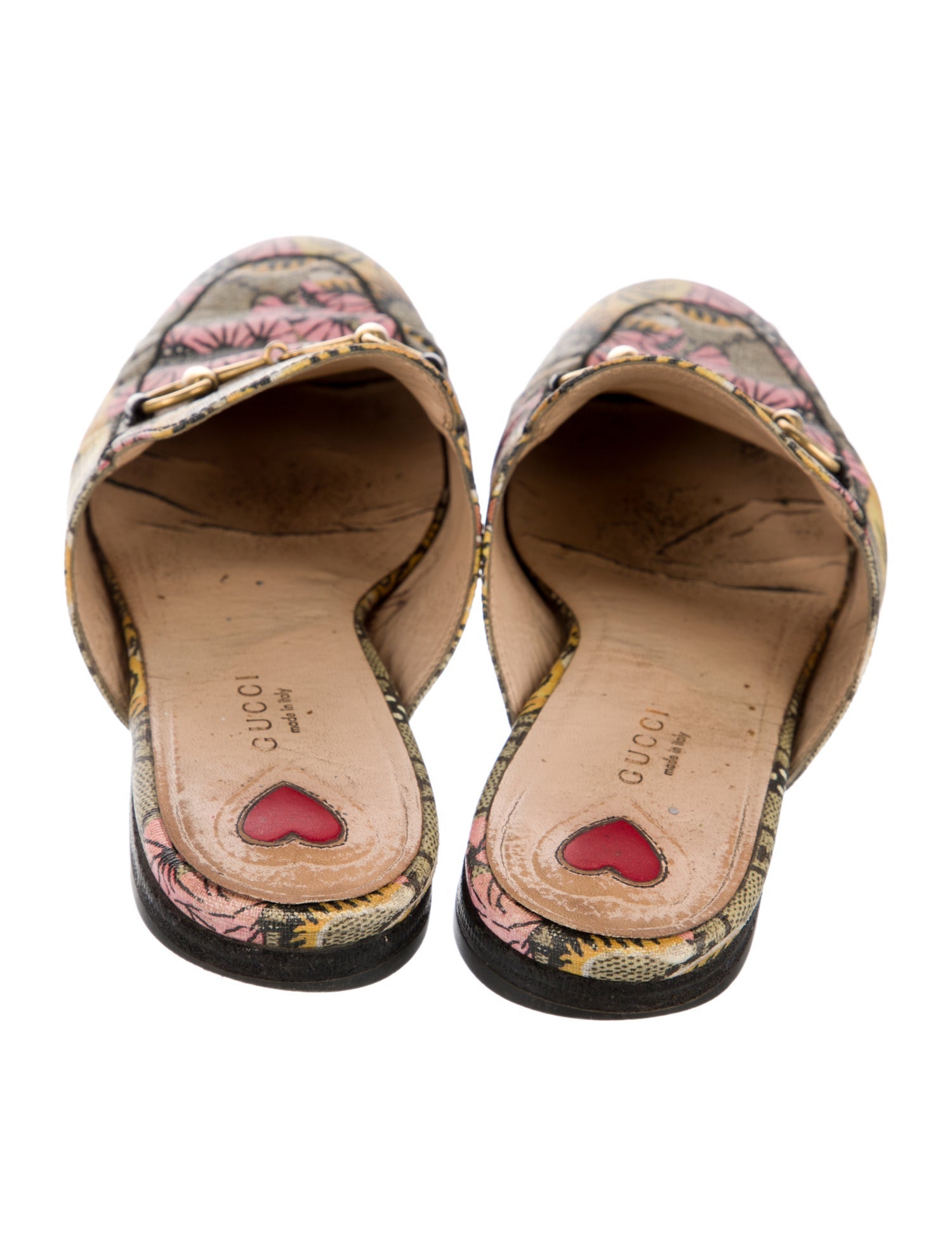 Gucci GG Supreme Mules