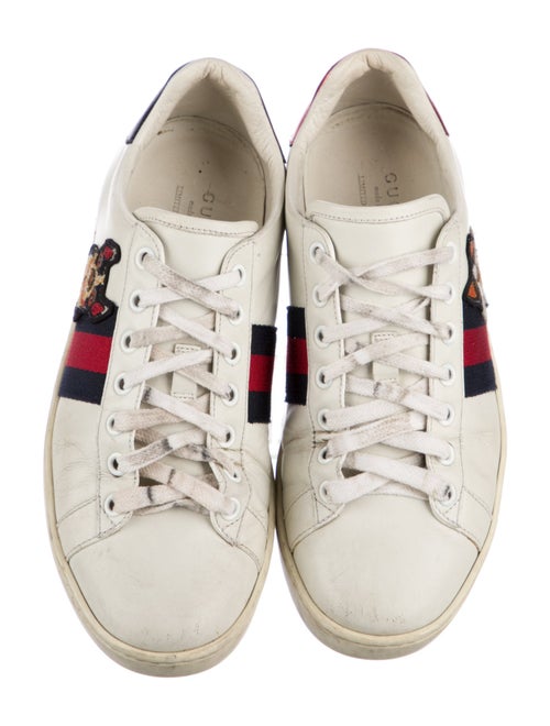 Gucci Sylvie Web Accent Leather Sneakers