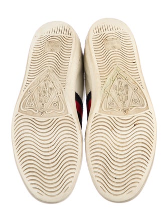 Gucci Sylvie Web Accent Leather Sneakers