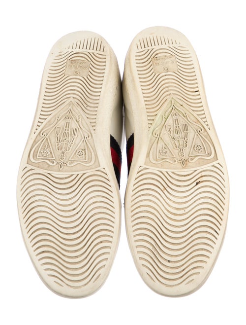 Gucci Sylvie Web Accent Leather Sneakers