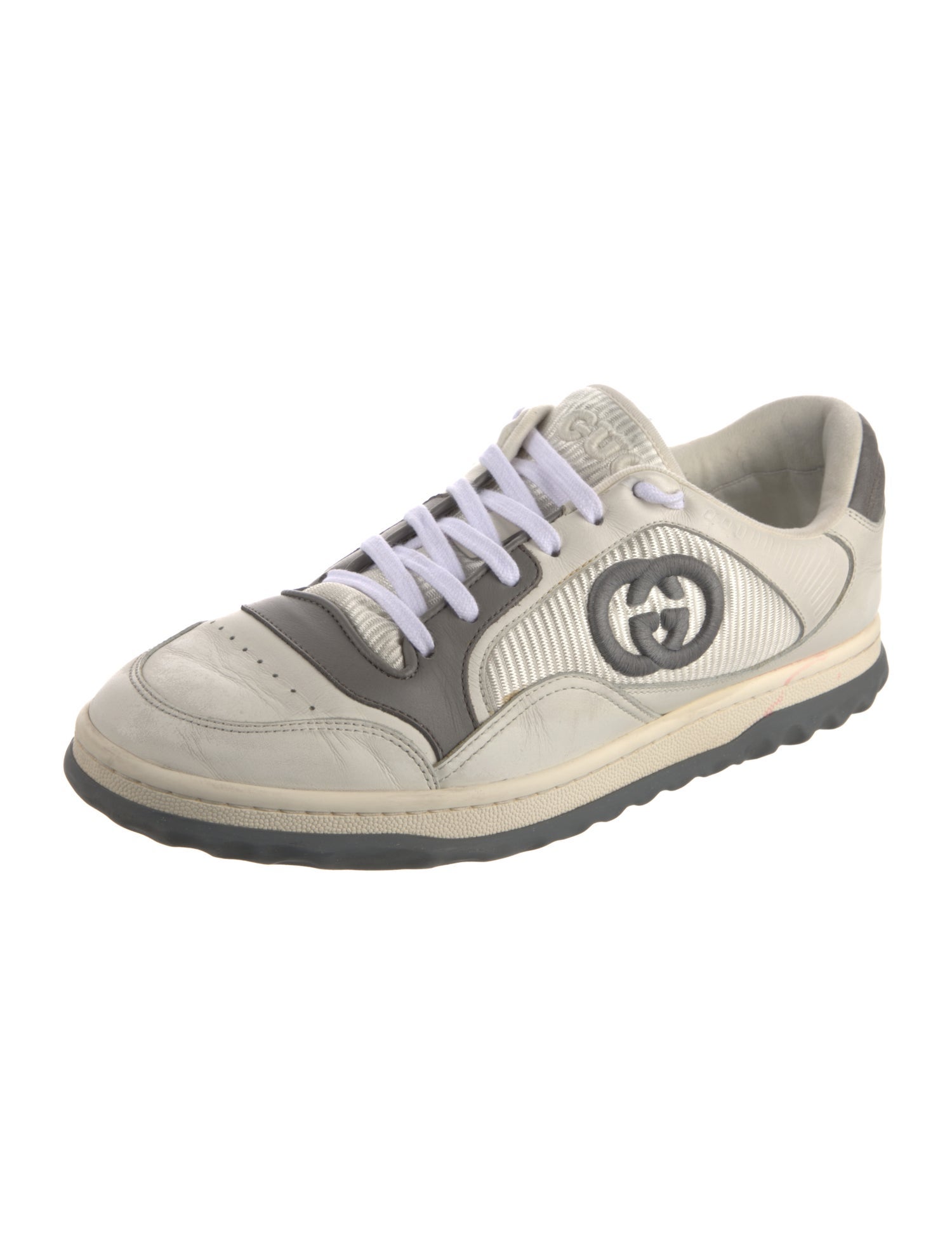 Gucci Interlocking G Logo Leather Sneakers