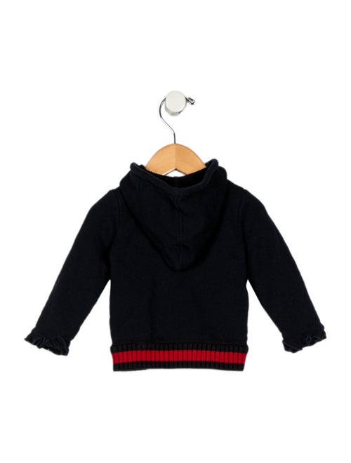 Gucci Infant Girls' Sylvie Web Accent Ruffle-Trimmed Jacket