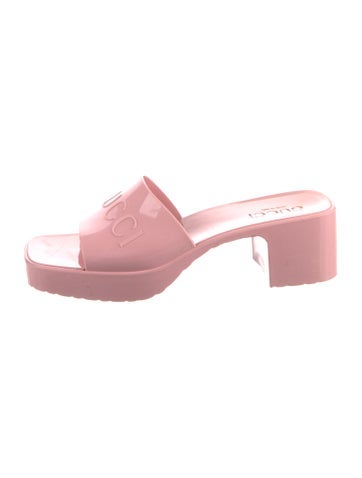 Gucci Sandals Rubber Slides IT 38 | 8