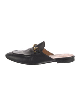 Gucci Horsebit Accent Leather Mules