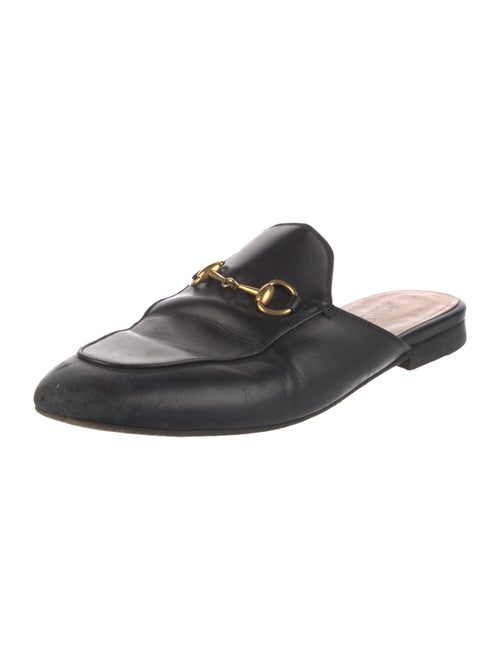 Gucci Horsebit Accent Leather Mules