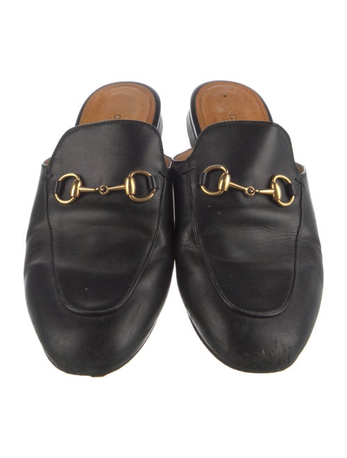 Gucci Horsebit Accent Leather Mules
