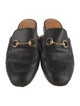 Gucci Horsebit Accent Leather Mules