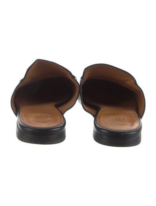 Gucci Horsebit Accent Leather Mules