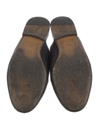 Gucci Horsebit Accent Leather Mules