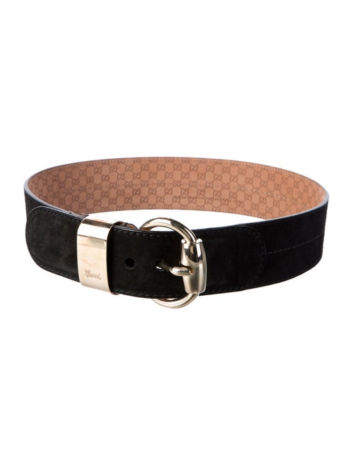 Gucci Wide Suede Waist Belt