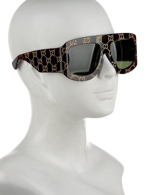 Gucci Shield Tinted Sunglasses