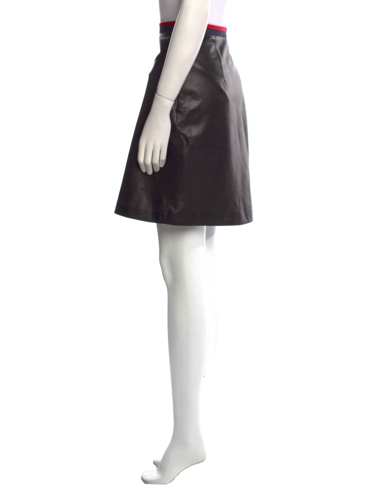 Gucci Leather Mini Skirt