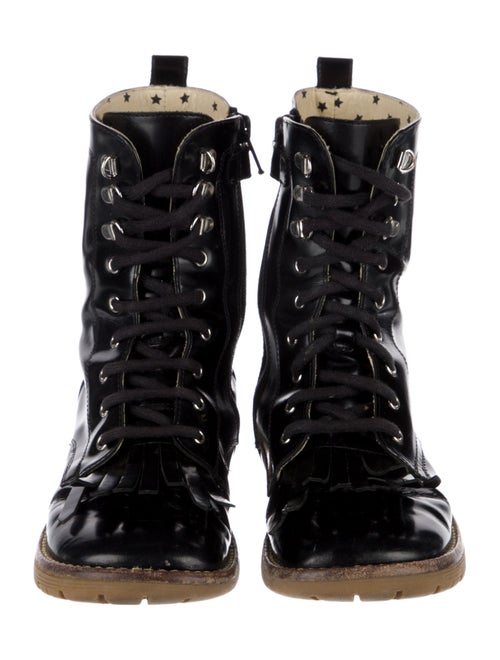 Gucci Leather Ankle Flat Boot