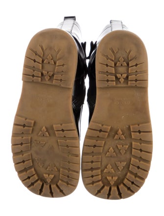 Gucci Leather Ankle Flat Boot