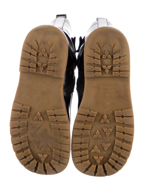 Gucci Leather Ankle Flat Boot