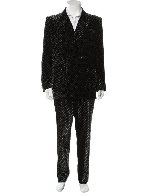 Gucci Polka Dot Print Two-Piece Suit