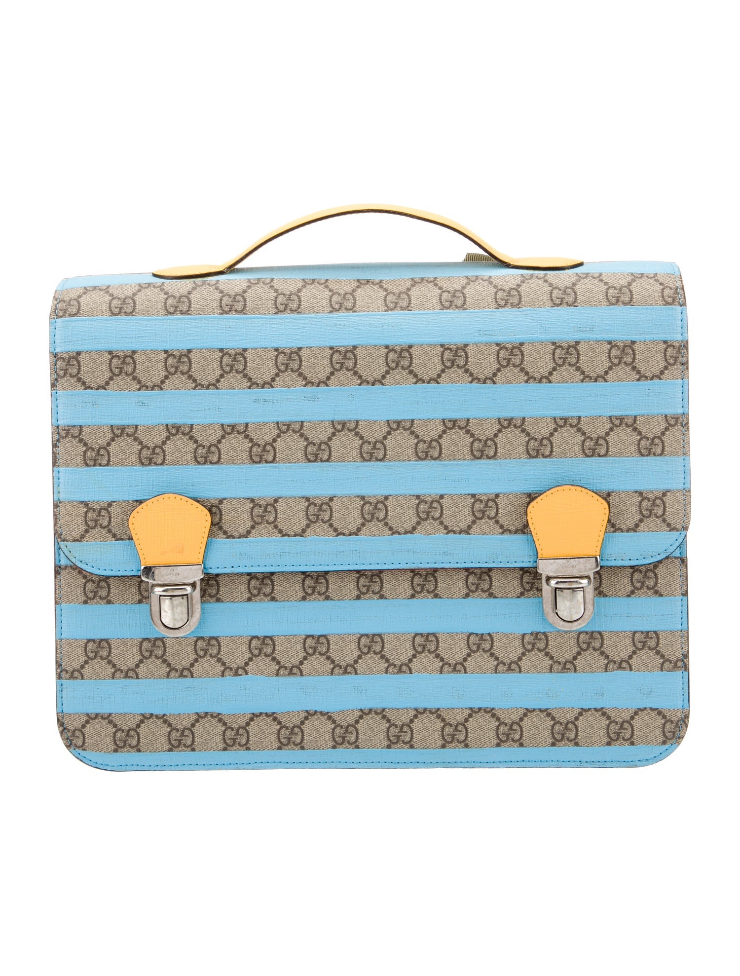 Gucci GG Coated Canvas Backpack Bag