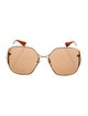 Gucci Oversize Tinted Sunglasses