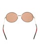 Gucci Round Mirrored Sunglasses