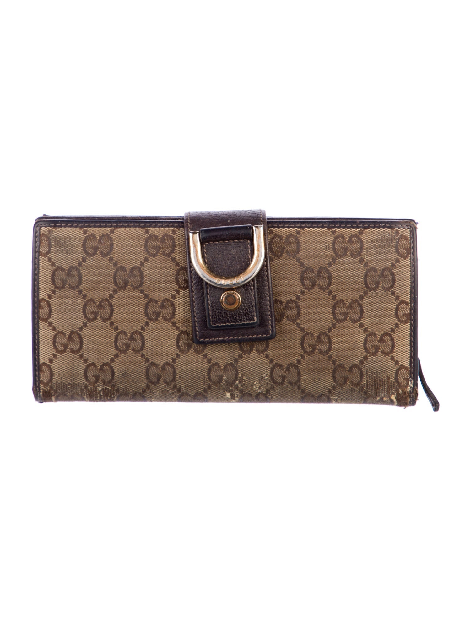 Gucci GG Canvas Canvas Continental Wallet