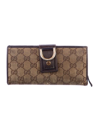 Gucci GG Canvas Canvas Continental Wallet