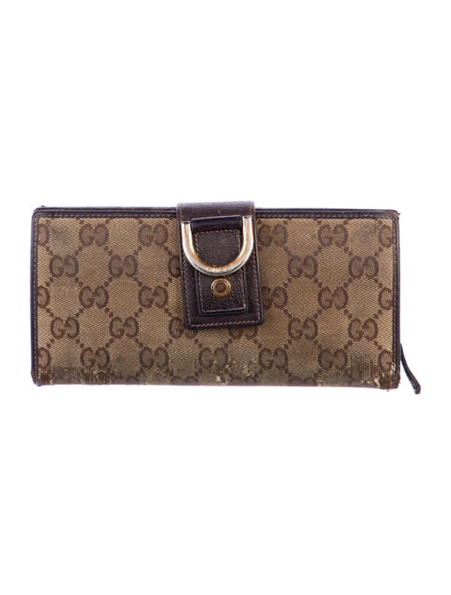 Gucci GG Canvas Canvas Continental Wallet