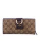 Gucci GG Canvas Canvas Continental Wallet