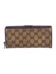 Gucci GG Canvas Canvas Continental Wallet