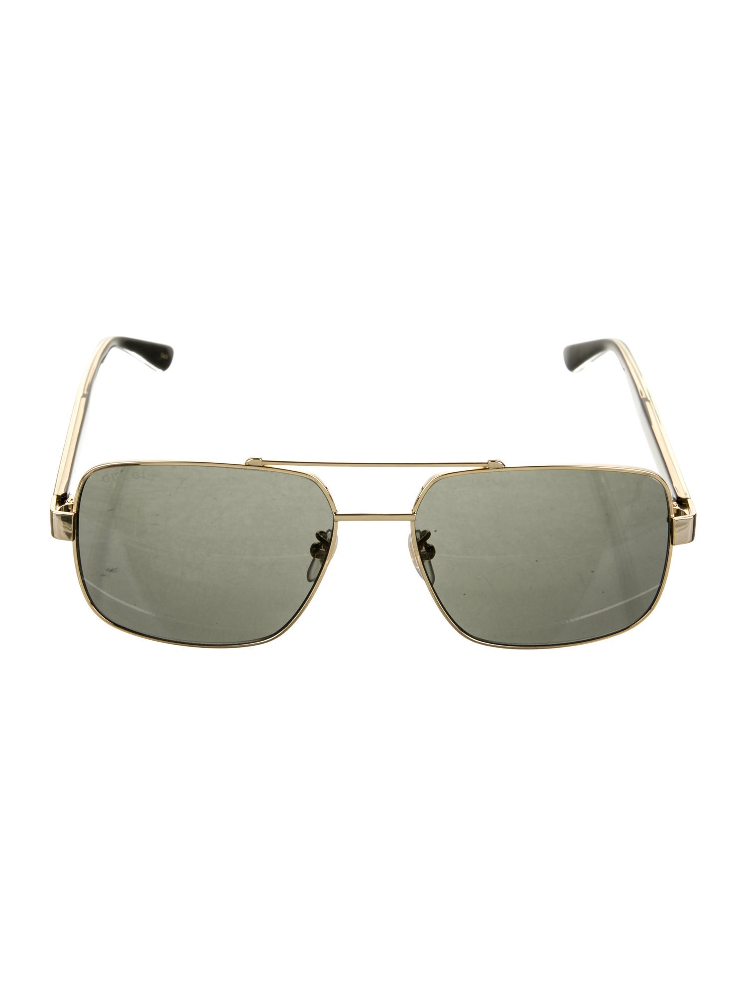 Gucci Web Accent Square Sunglasses