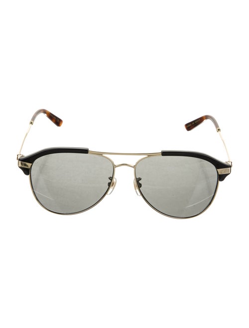 Gucci Interlocking G Logo Aviator Sunglasses