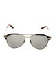 Gucci Interlocking G Logo Aviator Sunglasses