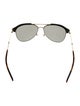 Gucci Interlocking G Logo Aviator Sunglasses
