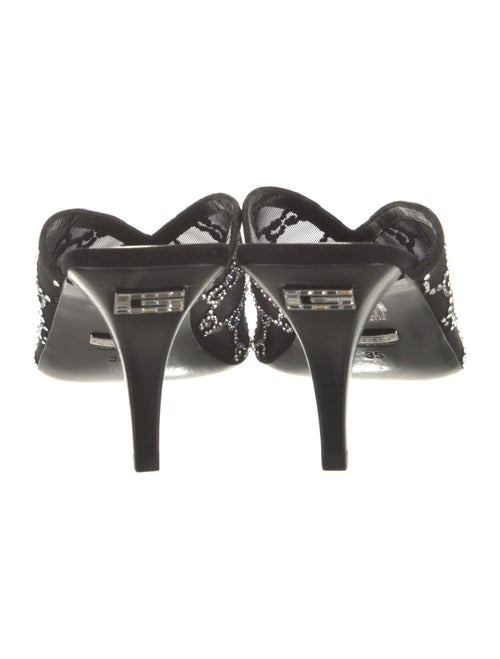 Gucci Mesh Lace Pattern Slides