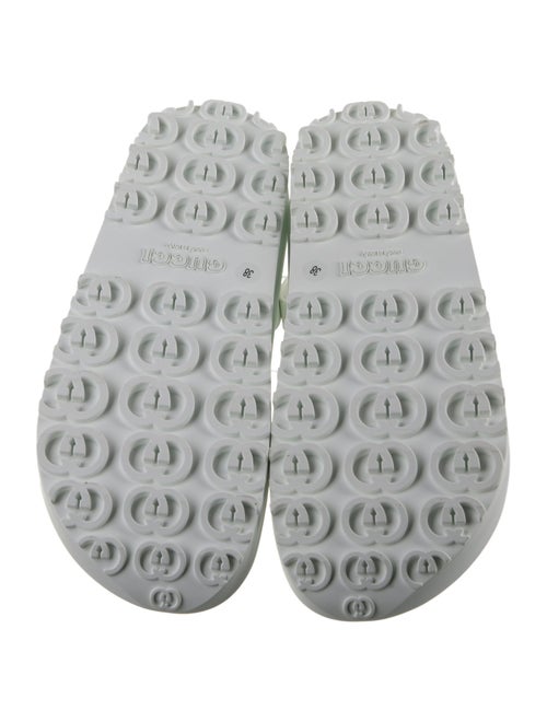 Gucci Rubber Slingback Sandals