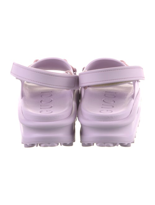 Gucci Rubber Slingback Sandals