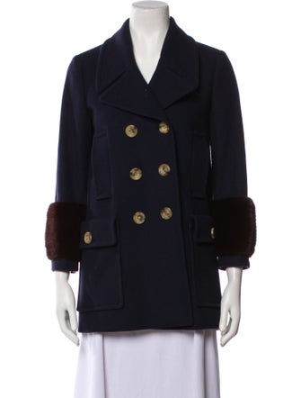 Gucci Wool Fur Coat