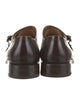 Gucci Interlocking G Logo Leather Monk Straps