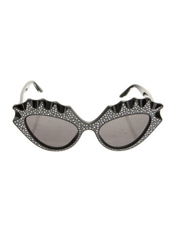 Gucci Sunglasses Interlocking G Logo Cat-Eye
