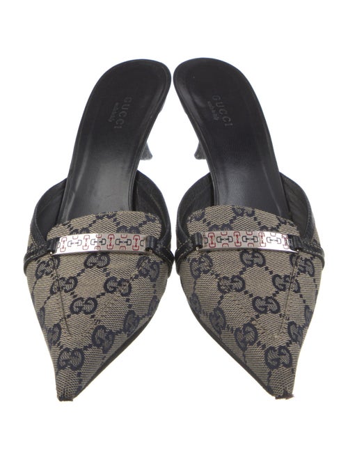 Gucci GG Canvas Canvas Mules