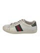 Gucci Web Accent Leather Sneakers