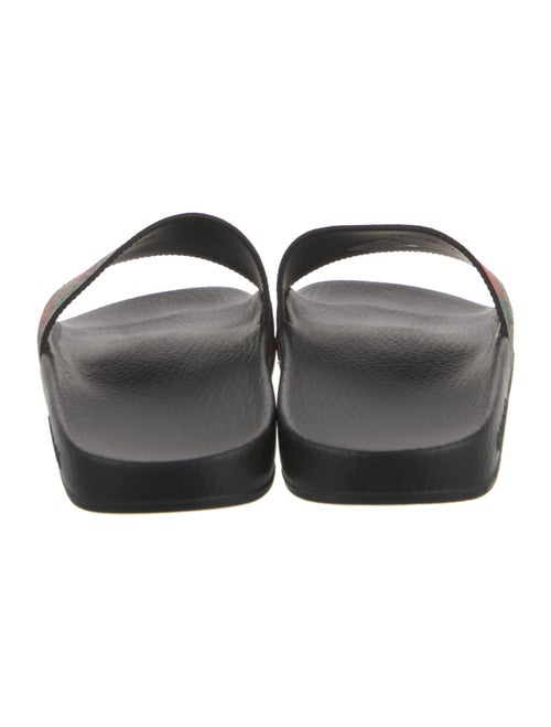 Gucci Canvas Printed Slides