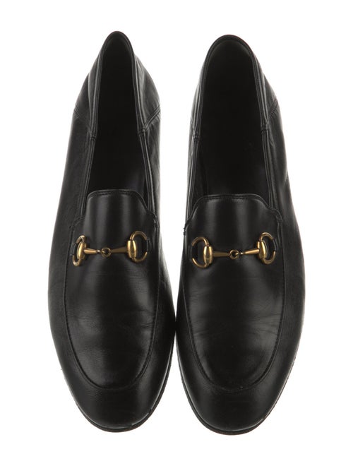 Gucci Horsebit Accent Leather Loafers
