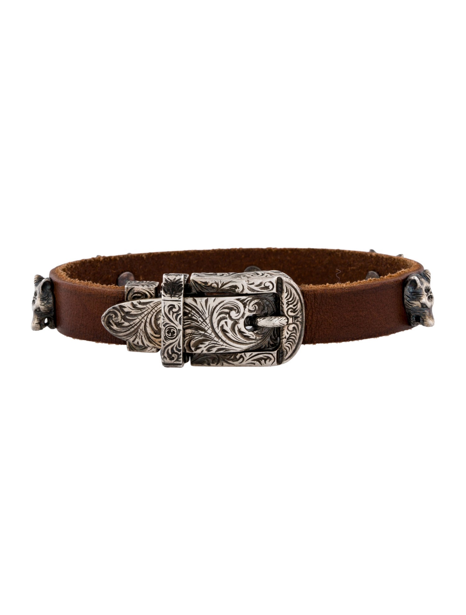 Gucci Leather Anger Forest Wrap Bracelet